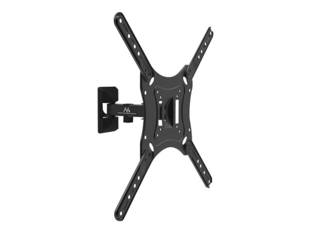 Maclean MC-758 - Konsol - justerbar arm - för TV och bildskärm - metall - svart pulverlack - skärmstorlek: 13"-55" - väggmonterbar