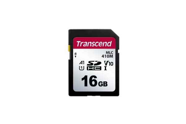 Transcend 410M, 16 GB, SDHC, Klasse 10, MLC, 95 MB/s, 20 MB/s