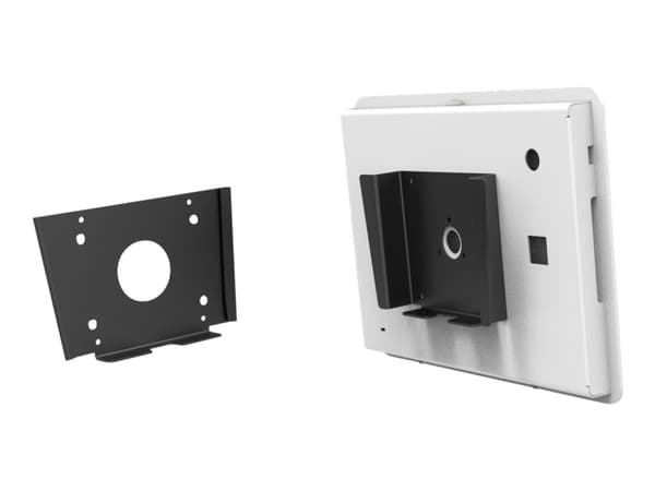Compulocks VESA Fixed Wall Mount Bracket - Brakett - for mantel - høyverdig aluminium - svart - monteringsgrensesnitt: 100 x 100 mm - veggmonterbar,