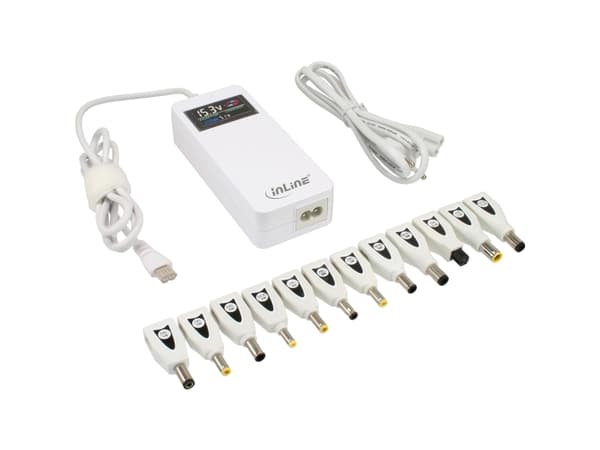 InLine 26618W, Laptop, Innendørs, 100-240 V, 50/60 Hz, 90 W, 20 V