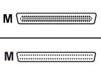 HPE - Extern SCSI-kabel - 68 PIN VHDCI (hane) till HD-68 (hane) - 1 m - tumskruvar - för SureStore Disk4e, Disk9e; StorageWorks DAT 24; StorageWorks