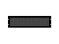 Miniatyrbilde 2 av 2: Hammond Electronics PPFS19003BK2 Monteringsplade (L x B x H) 483 x 2 x 89 mm Stålplade Sort 1 stk