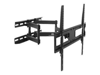 Maclean MC-762 - Brakett - justerbar arm - for TV og skjerm - metall - svart pulverjakke - skjermstørrelse: 37"-70" - veggmonterbar