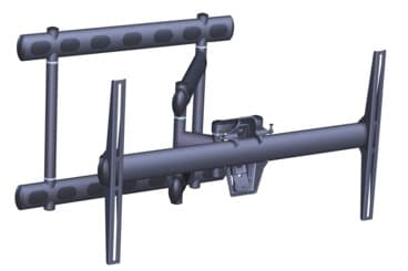 Vogel's PFW 6852 - Monteringssett (helledds-utsvingingsmontering) - for flatpanel - svart - skjermstørrelse: 37"-68" - veggmonterbar