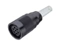 Miniatyrbilde 3 av 3: BINDER 09-0060-00-05, Sort, Sølv, IP40, 250 V, 10 A, -40 - 85 °C