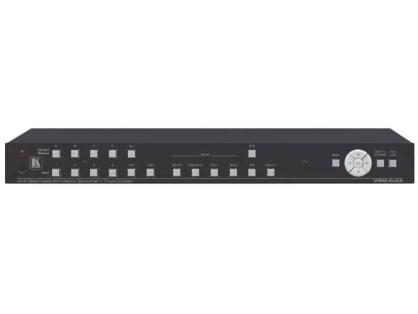 Kramer 4x4 Seamless AV Matrix Switcher/Multi-Scaler - Video/audio switch - rackmonterbar