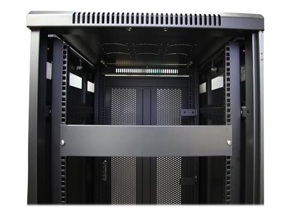StarTech.com 2U Blanking Panel - Steel Rack Mount Filler Panel - for 19in Server Rack Enclosure or Cabinet - Black Rack Panel (BLANKB2) - Täckpanel -