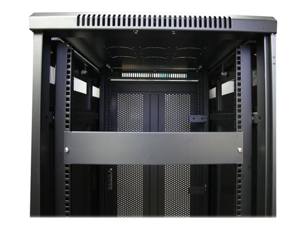 StarTech.com 2U Blanking Panel - Steel Rack Mount Filler Panel - for 19in Server Rack Enclosure or Cabinet - Black Rack Panel (BLANKB2) - Täckpanel -