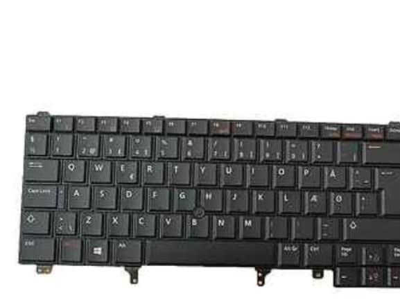 DELL 7T441, Tangentbord, Dansk, Tangentbord med bakgrundsbelysning, DELL, Precision M6700, M4700