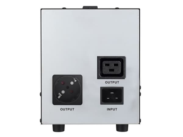 PowerWalker AVR 3000/SIV - Automatisk spänningsregulator - AC 230 V - 2400 Watt - 3000 VA - utgångskontakter: 2 - svart