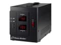 Miniatyrbild 1 av 5: PowerWalker AVR 3000/SIV - Automatisk spänningsregulator - AC 230 V - 2400 Watt - 3000 VA - utgångskontakter: 2 - svart