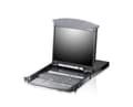 Miniatyrbild 2 av 5: ATEN KL1508AiM, 1600 x 1200 pixlar, UW-UXGA, Rackmontering, 28 W, 1U, Svart
