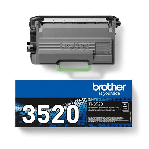 Brother TN3520 - Svart - original - tonerpatron - for Brother HL-L6400, MFC-L6900, MFC-L6970