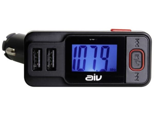 AIV FMT-719 BT-RDS FM-transmitter inkl. håndfri funktion, med fjernbetjening