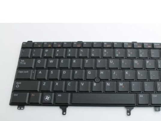 DELL 34GWF, Tangentbord, Spansk, Tangentbord med bakgrundsbelysning, DELL, Latitude E5420, E6320, E6420