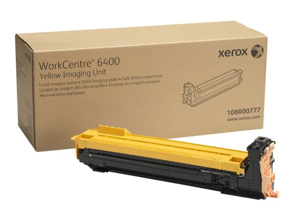 Xerox Keltainen rumpukasetti (30 000 sivua), Alkuperäinen, Xerox, WorkCentre 6400, 1 kpl, 30000 sivua, Lasertulostus