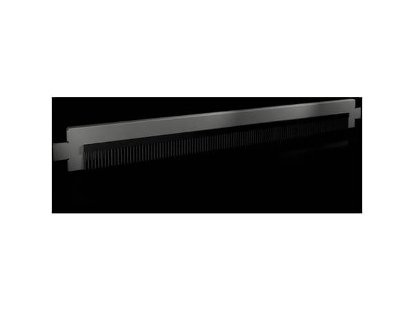 Rittal 8620.094, Socket cover, Svart, Stål, 100 mm, 100 cm, 2,28 kg