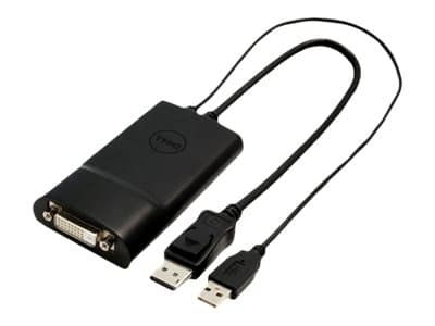 Dell DisplayPort to DVI Dual-Link Adapter - Videokonverterare - DisplayPort - DVI - för Inspiron 15 7560; Latitude 5285 2-in-1, 5289 2-In-1, E7240; O