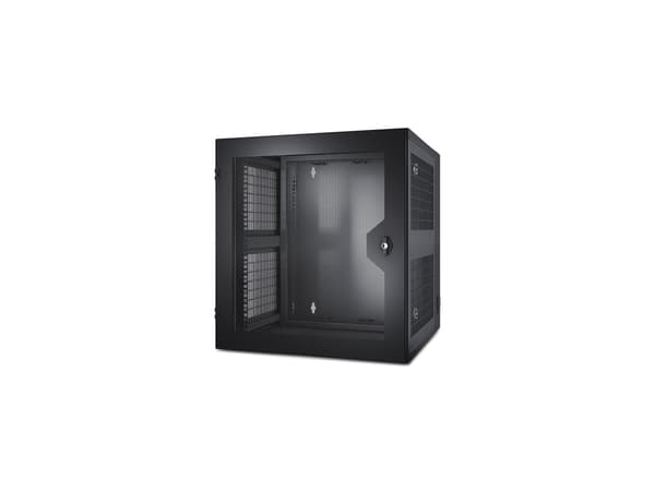 APC NetShelter WX - Rack - väggmontering - svart - 13U - 19" - för P/N: SUA1000RM2U, SUA1000RM2U-TU, SUA1000RMI2U