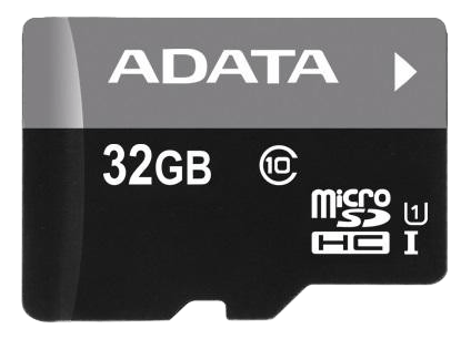 ADATA Premier UHS-I - Flashminnekort (microSDHC til SD-adapter inkludert) - 32 GB - UHS Class 1 / Class10 - microSDHC UHS-I
