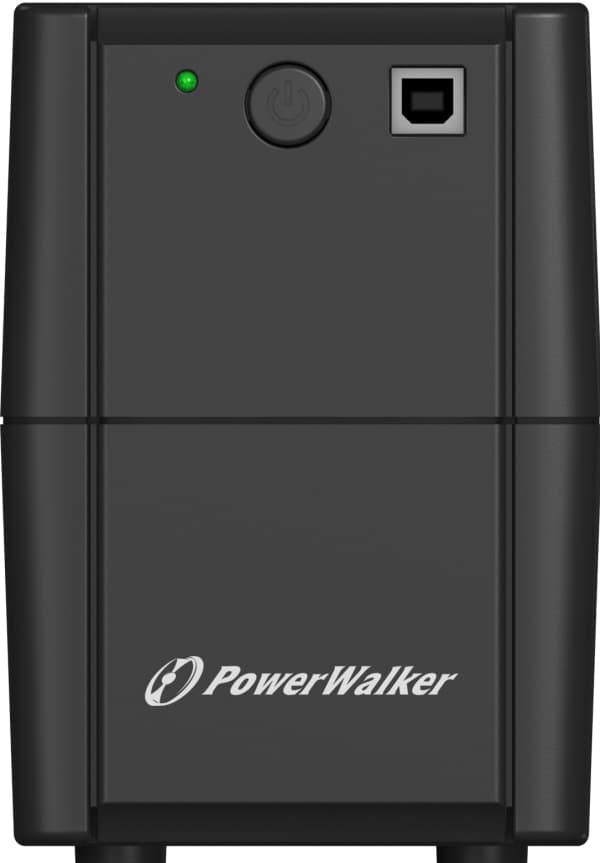 PowerWalker VI 650 IEC - UPS - AC 220/230/240 V - 360 watt - 650 VA - 7 Ah - USB - utgangskontakter: 4 - svart