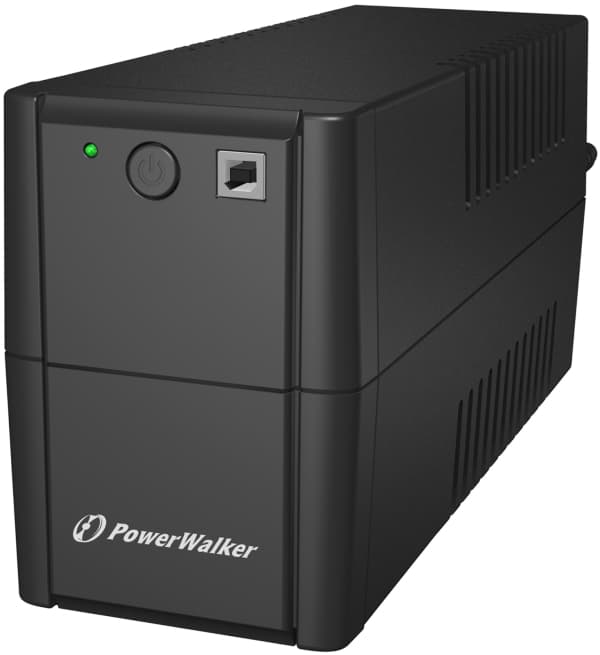 PowerWalker VI 650 IEC - UPS - AC 220/230/240 V - 360 watt - 650 VA - 7 Ah - USB - utgangskontakter: 4 - svart