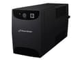 Miniatyrbilde 1 av 5: PowerWalker VI 650 IEC - UPS - AC 220/230/240 V - 360 watt - 650 VA - 7 Ah - USB - utgangskontakter: 4 - svart