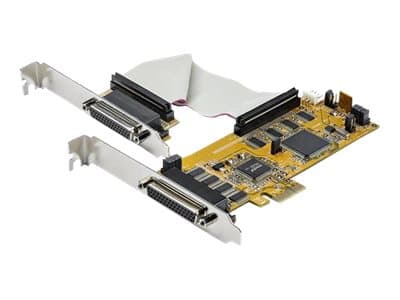 StarTech.com 8-Port PCI Express RS232 Serial Adapter Card, PCIe RS232 Serial Card, 16C1050 UART, Low Profile Serial DB9 Controller/Expansion Card, 15