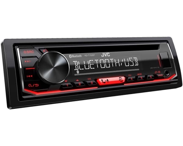 JVC KD-T702BT - Bil - CD-modtager - in-dash - Single-DIN - 50 watt x 4