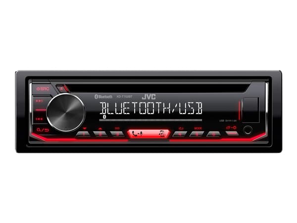 JVC KD-T702BT - Bil - CD-modtager - in-dash - Single-DIN - 50 watt x 4