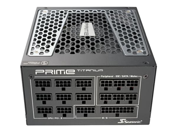 Seasonic Prime Series TX-1000 Titanium - Strömförsörjning (intern) - ATX12V / EPS12V - 80 PLUS Titan - AC 100-240 V - 1000 Watt - aktiv PFC
