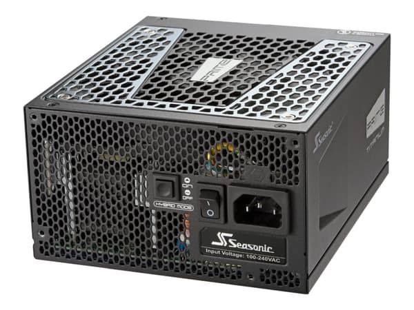 Seasonic Prime Series TX-1000 Titanium - Strömförsörjning (intern) - ATX12V / EPS12V - 80 PLUS Titan - AC 100-240 V - 1000 Watt - aktiv PFC