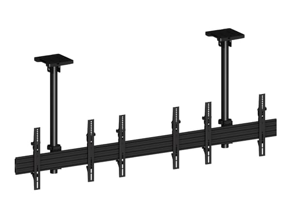 Multibrackets M Menu Board Mount Pro MBC3X1U - Brakett - aluminium, stål - svart - skjermstørrelse: 40"-65" - takmonterbar