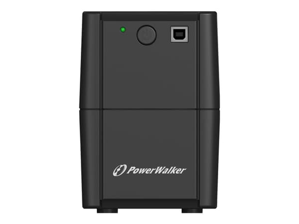 PowerWalker VI 650 SH FR - UPS - AC 170 - 280 V - 360 watt - 650 VA - 7 Ah - USB - utgangskontakter: 2