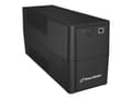 Miniatyrbilde 2 av 5: PowerWalker VI 650 SH FR - UPS - AC 170 - 280 V - 360 watt - 650 VA - 7 Ah - USB - utgangskontakter: 2