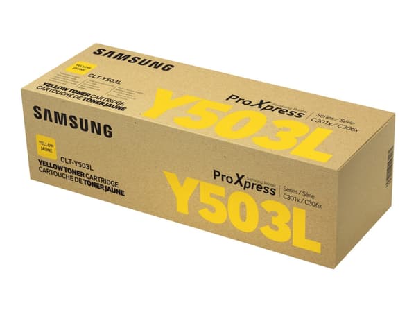 Samsung CLT-Y503L - Gul - original - tonerpatron - for ProXpress C3010ND, C3060FR, C3060ND