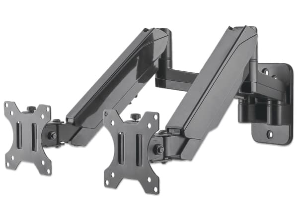 Manhattan 461627, 8 kg, 43,2 cm (17"), 81,3 cm (32"), 75 x 75 mm, 100 x 100 mm, Sort Sort