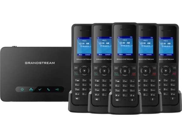 Grandstream DP750 - Sladdlös telefonbasstation/VoIP-telefonbasstation - DECT\GAP - SIP - 10 linjer