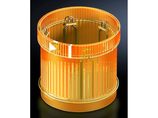 Rittal SG 2372.021, LED-systemlys, Gult, Polyamid, 360°, IP65, 24 V