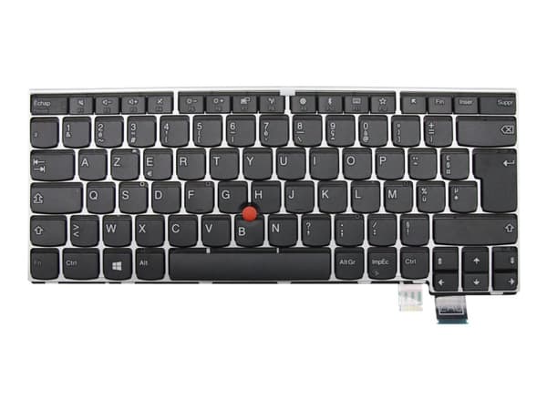 Darfon - Ersättningstangentbord för bärbar dator - med Trackpoint - AZERTY - fransk - FRU