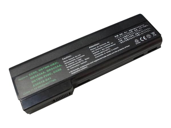 CoreParts - Batteri til bærbar PC - litiumion - 12-cellers - 7800 mAh - svart - for EliteBook 8460p, 8460w, 8470p, 8470w, 8560p, 8570p; Mobile Thin C