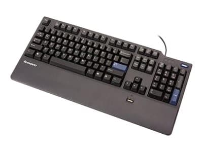 USB Keyboard with Fingerprint Reader, 104 Keys USB