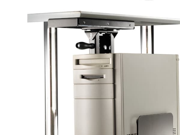 ROLINE 17.03.1129, Pöydälle asennettava keskusyksikköteline, 30 kg, Musta, Terästä, 0 - 90°, 23,4 cm