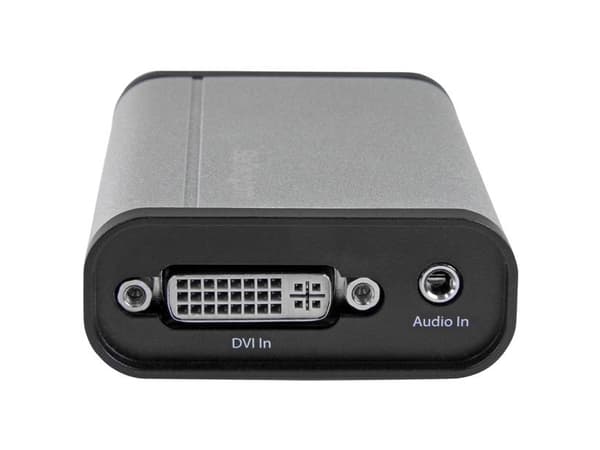 StarTech.com USB 3.0 Capture Gerät für High-Performance DVI Video - 1080 60FPS - Aluminium, Schwarz, Silber, USB 3.2 Gen 1 (3.1 Gen 1), 1920 x 1080 P