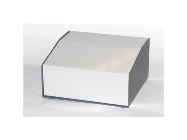 Hammond Electronics 500-0940 Pult-kabinet (L x B x H) 183 x 192 x 100 mm Aluminium Grå 1 stk