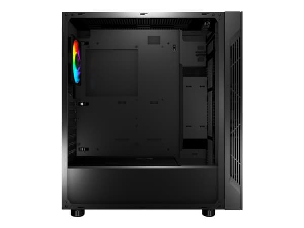 MSI MAG VAMPIRIC 010X - Tower - ATX - sidepanel med vindu (herdet glass) - ingen strømforsyning (ATX) - grå, svart - USB/lyd