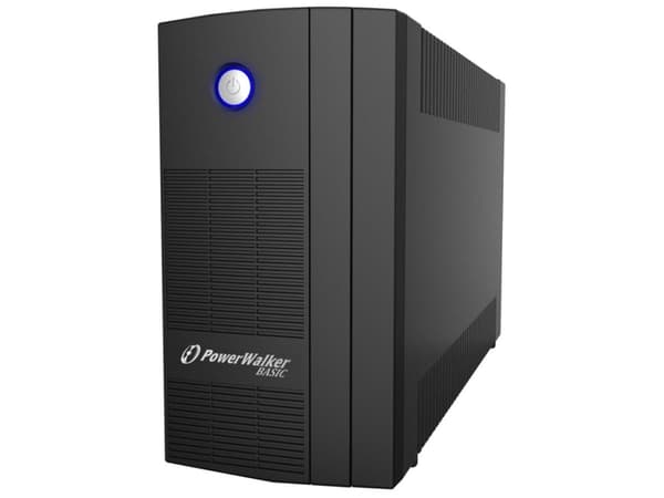 PowerWalker 10121071, Linje-Interactive, 1 kVA, 600 W, 162 V, 290 V, 50/60 Hz Sort