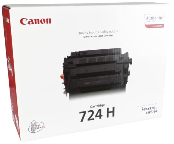 Canon 724H - Høy ytelse - svart - original - tonerpatron - for i-SENSYS LBP6780x, MF512x, MF515x