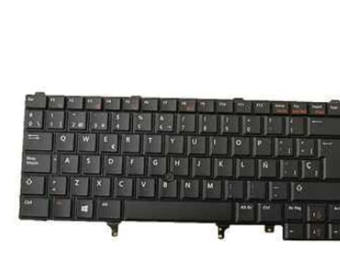 DELL 7T436, Tangentbord, Spansk, Tangentbord med bakgrundsbelysning, DELL, Latitude E6530