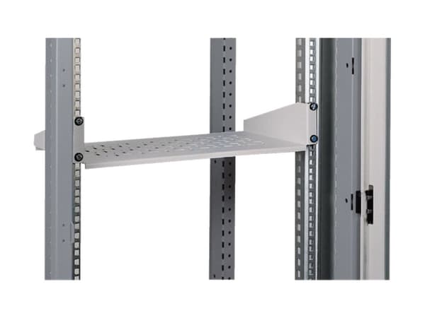 Schneider Spacial CRN NSYBF1U25P - Hylla för rack - RAL 7035, grå - 1U - 19"